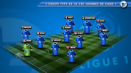 L'équipe-type de la 24e journée de Ligue 1