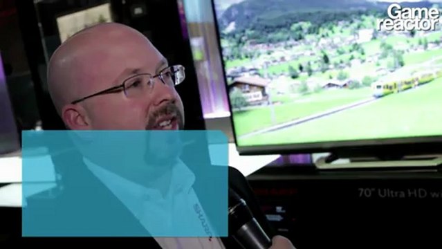 CES 13: Sharp 4K TV - Interview