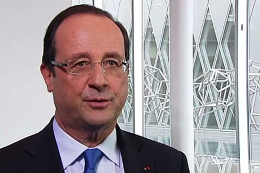 Déclaration à la presse à Pierrefitte-sur-Seine