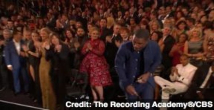 Chris Brown Refuses To Stand For Frank Ocean At Grammys