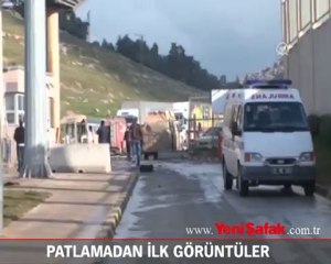 Patlamadan ilk görüntüler
