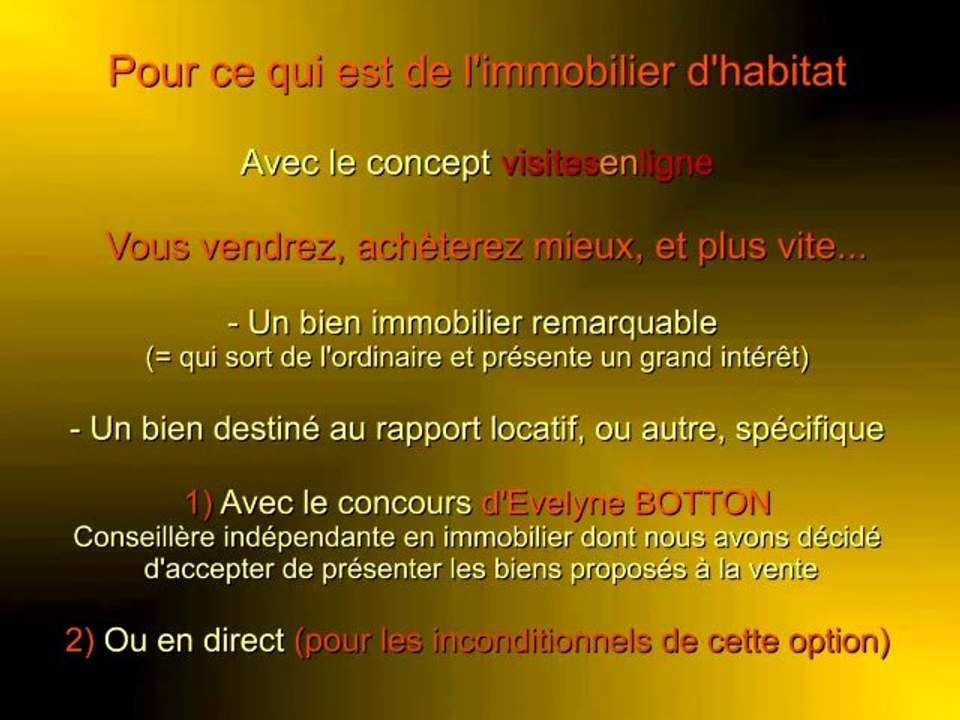 Immobilier en vidéo