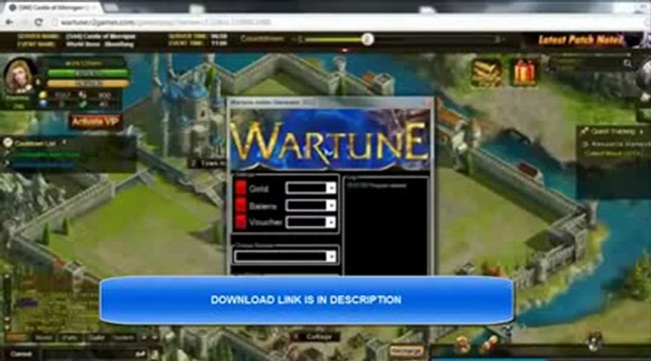 Wartune Hack Cheat 2013 (pirater), télécharger DOWNLOAD