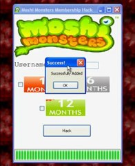 Moshi Monsters Membership Hack