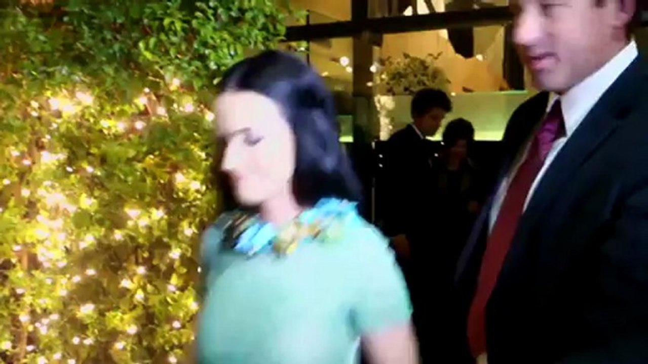 Katy Perry Looks Sheer-ly Beautiful at Post-Grammys Family Dinner With John Mayer