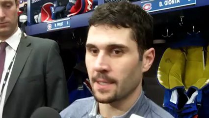 Canadiens captain Brian Gionta after Habs loss to Toronto Maple Leafs February 9 2013