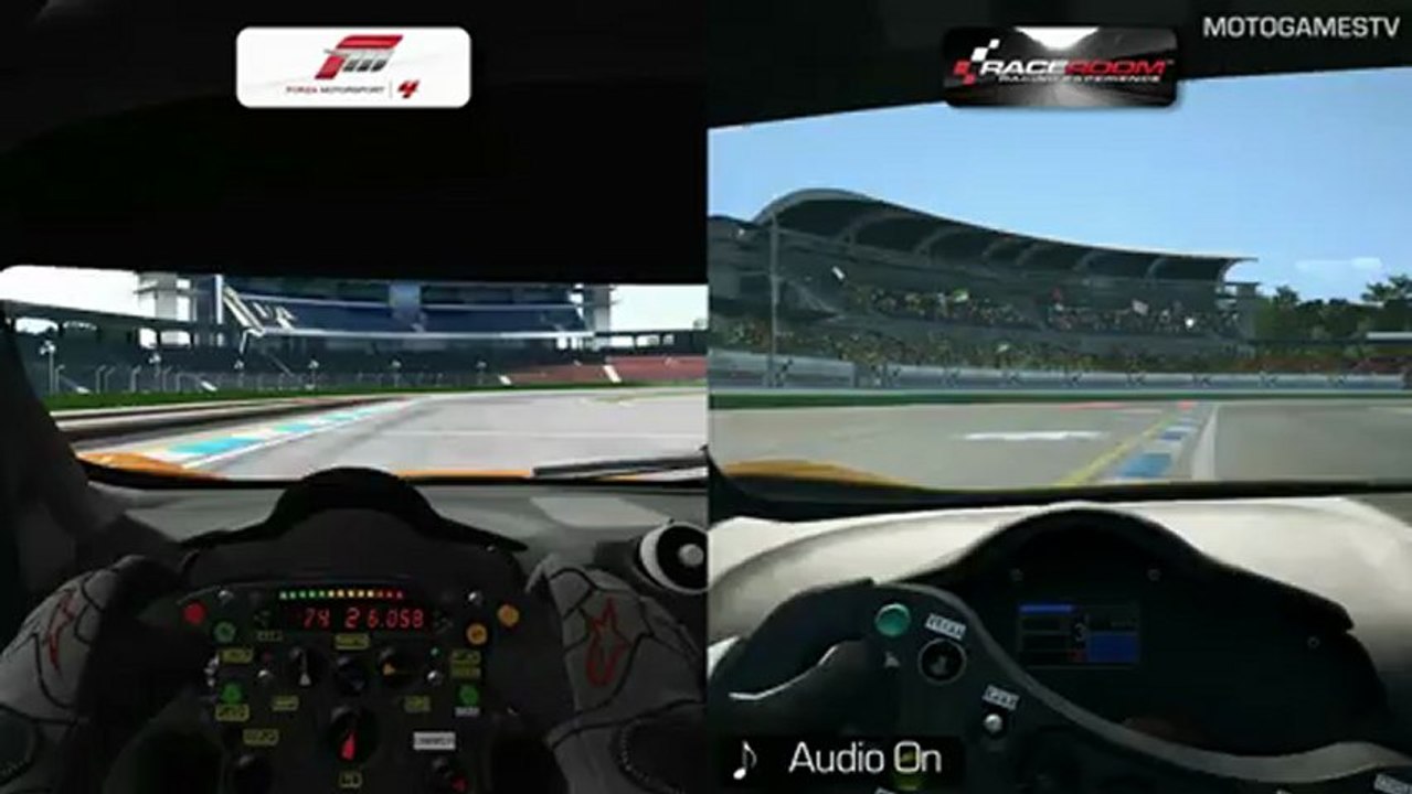 Forza Motorsport 4 vs R3E Beta - McLaren MP4-12C GT3 at Hockenheimring