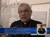 Arzobispo de Mérida descarta que Benedicto XVI 
