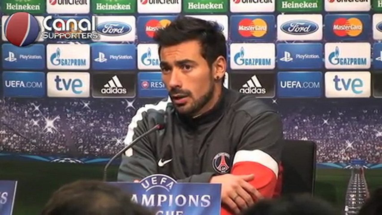 Conférence de Lavezzi avant Valence-PSG
