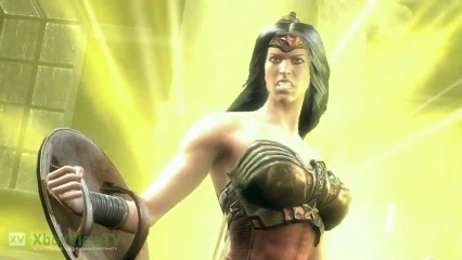 Injustice: Gods Among Us | Harley Quinn vs. Wonder Woman Trailer (2013) [EN] | HD