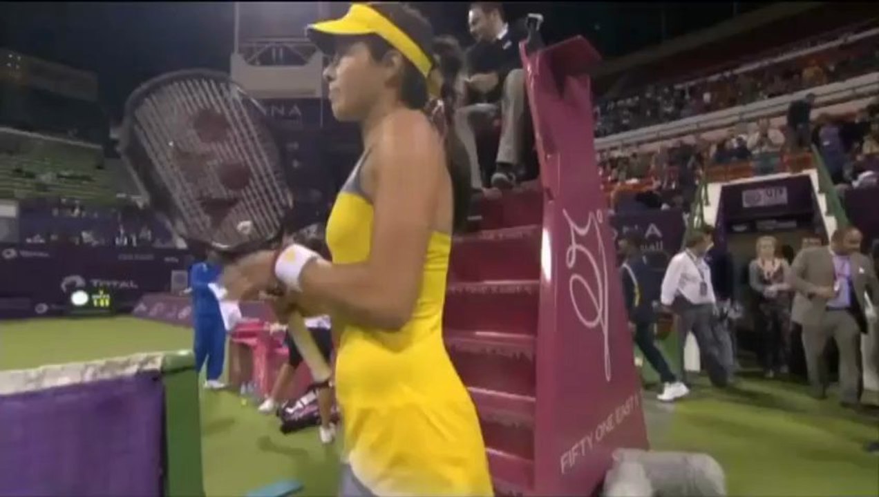 Doha: Ivanovic fegt Paszek vom Platz