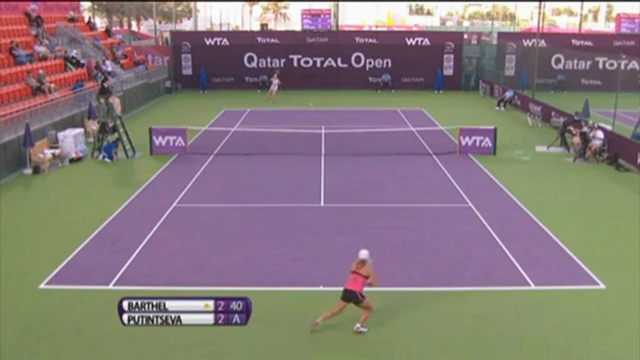 Doha: Deutsches Duell! Barthel trifft auf Kerber