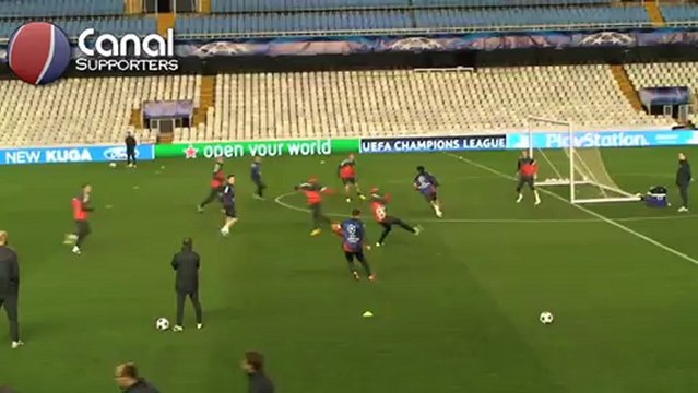 Valence-PSG : Entrainement à Mestalla