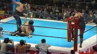 Masa Saito/Black Cat vs Super Strong Machine/Naoki Sano 1/6/90