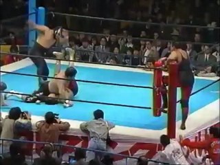 Masa Saito/Black Cat vs Super Strong Machine/Naoki Sano 1/6/90