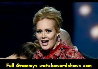 #Adele accepts the Best Pop Solo Performance GRAMMY at the 55th GRAMMY Awards 2013