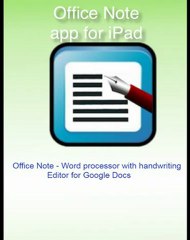 How to write Office notes and edit google docs using iPad