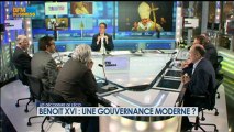Benoit XVI : une gouvernance moderne ? - 11 février - BFM : Les décodeurs de l'éco 2/5