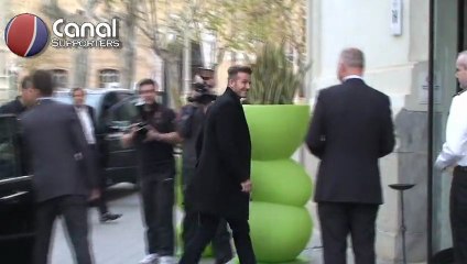Arrivée de David Beckham à Valence (PSG)