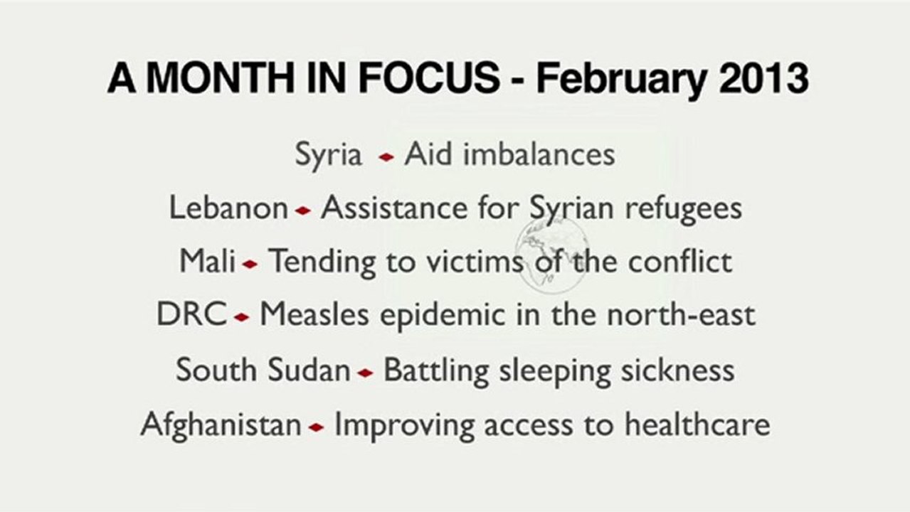 Φεβρουάριος 2013 - Τα νέα από τις αποστολές των MSF