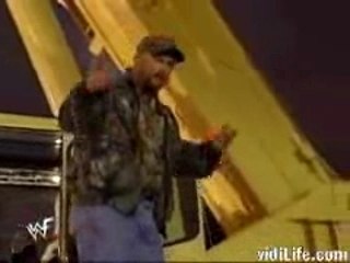stone cold blows up the d-x express