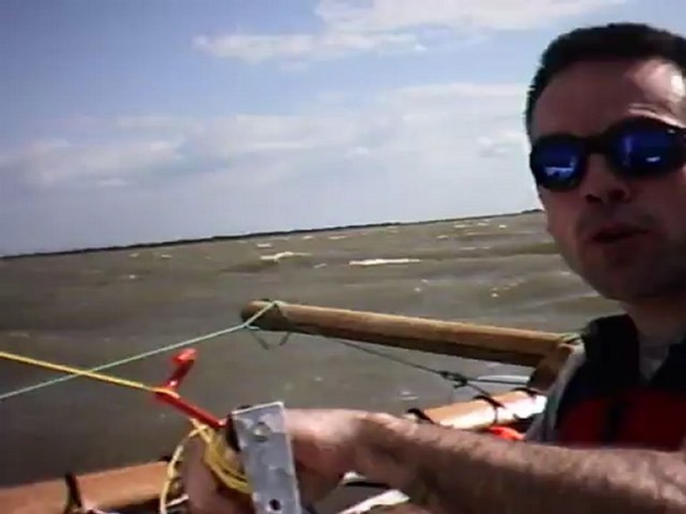 proa kite sailing without pole