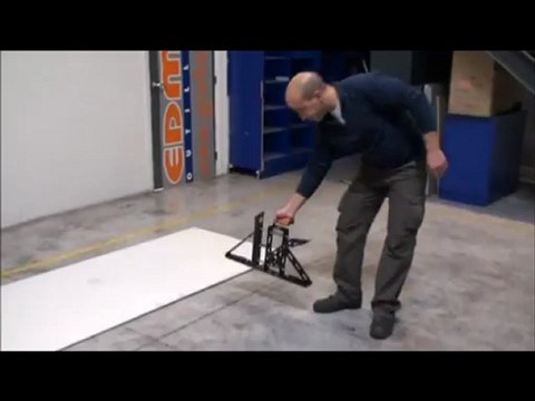 Cale de maintien vertical de la plaque de plâtre : PRESS PLAC PRO EDMA