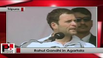 Rahul Gandhi addresses Congress rally in Agartala for Tripura polls
