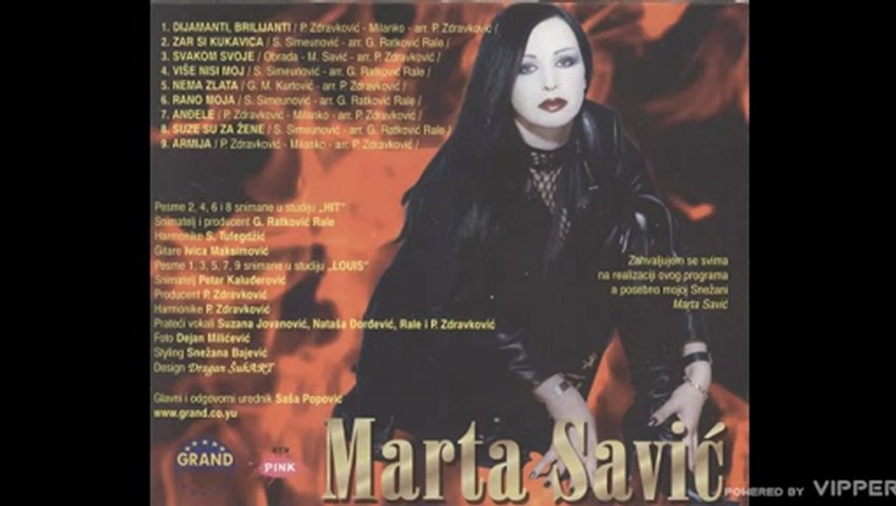 Marta Savic - Dijamanti brilijanti - (Audio 2000)