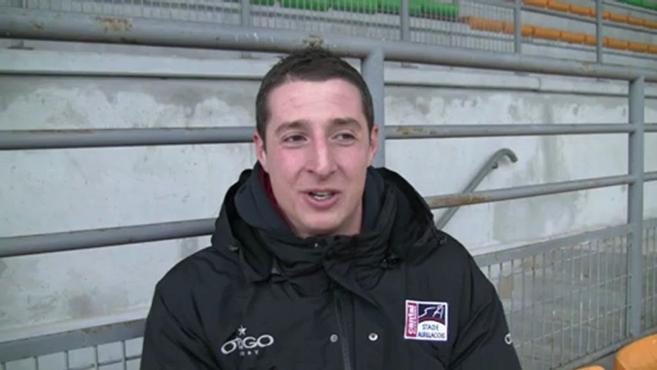 Maxime Petitjean après le match contre Brive