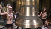 Les Femen à Notre-Dame pour 