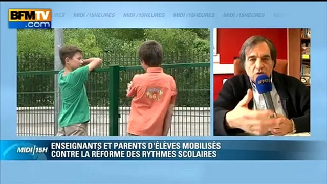 La réforme Peillon par les rythmes scolaires soutenue par Marcel Rufo - 12/02