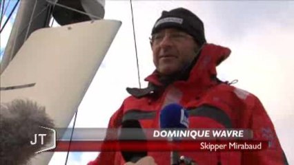 Vendée Globe : Arrivée de Dominique Wavre