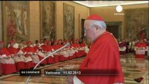 Pope Benedict XVI resigns - no comment