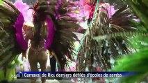 Carnaval de Rio: dernière nuit de défilés multicolores
