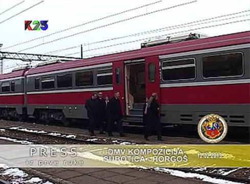 K23TV - Press iz prve ruke - DMV kompozicija Subotica-Horgoš - 12. februar 2013.