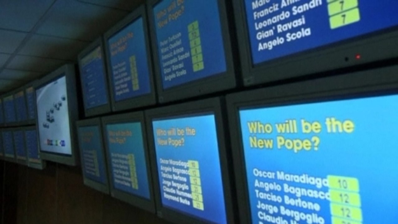 Bookies see three cardinal race for pope