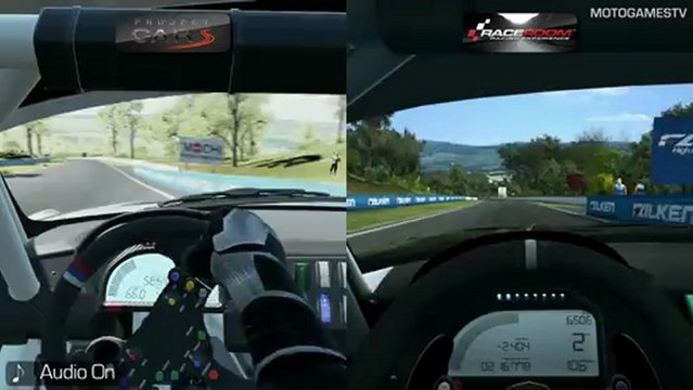 Project CARS Build 402 vs R3E Beta - BMW Z4 GT3 at Bathurst