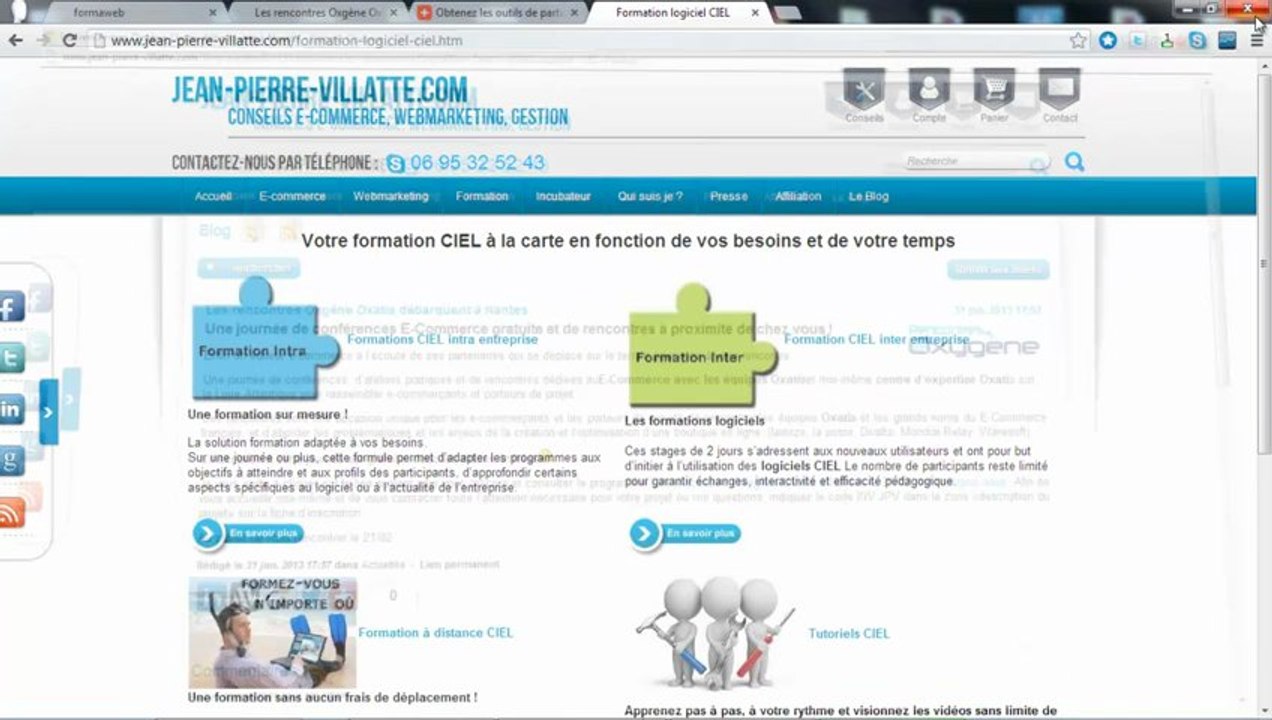 Formation oxatis : Partage des réseaux sociaux