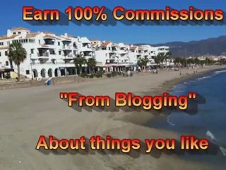 Work online in Spain blogging from home
