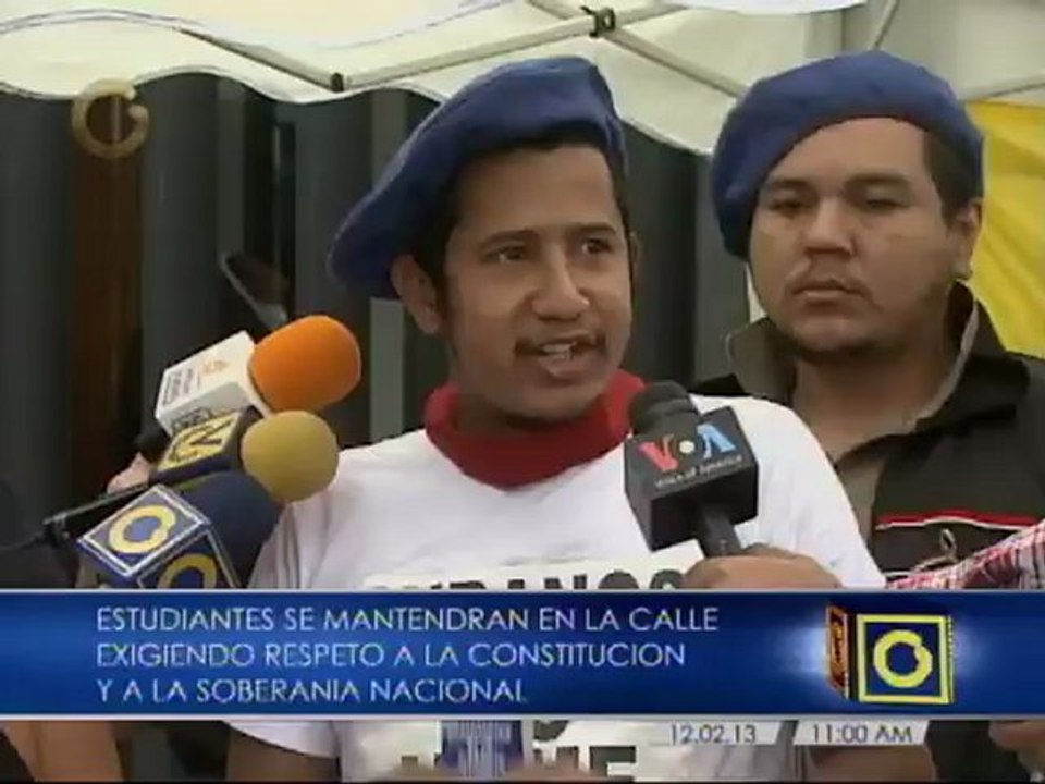 Estudiantes encadenados en la sede de la OEA levantaron protesta