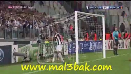 ملخص مبارة يوفنتوس و شاختار 1-1 دورى ابطال اوروبا