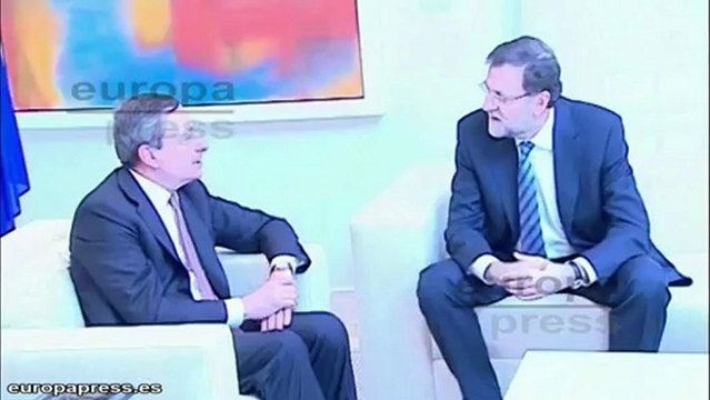 Mario Draghi felicita a España por sus progresos