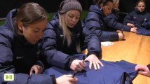 Dédicaces de l'équipe nationale de football féminin à Strasbourg