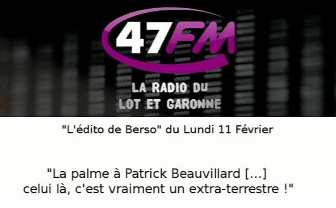 Beauvillard, extra-terrestre pour 47FM !