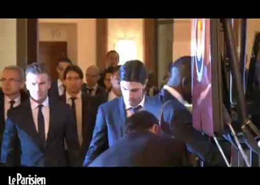 Beckham, sa première sortie avec le PSG