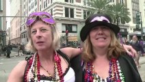 Mardi Gras revelers take to the streets of New Orleans