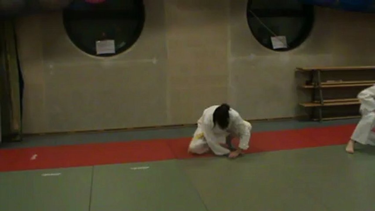 Suwari yoko kaeten ukemi