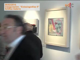 Inauguración de la exposición Extasisgrafías II