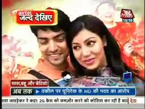 *Gurmeet Choudhary* GC & Debina Celebrating Valentine's Day SBB Segment 12/02/2013